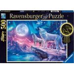 Puzzle 500 de piese - Urletul Lupilor la Amurg | Ravensburger