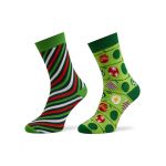 Set de 2 perechi de șosete lungi de damă Rainbow Socks Xmas Balls Colorat
