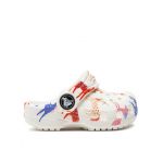 Şlapi Crocs Classic Character Print Clog T 209697 Alb