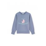 Bluza cu imprimeu si maneci cazute