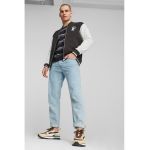Bluza sport cu fermoar si maneci contrastante Squad