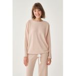 Bluza striata cu maneci cazute