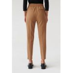 Pantaloni jogger crop cu talie ajustabila