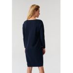 Rochie dreapta cu buzunare aplicate