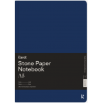 Carnet A5 - Stone Paper - Hardcover, Dot Grid - Navy | Karst