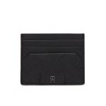 Etui pentru carduri Tommy Hilfiger Th Monogram Cc Holder AM0AM12169 Negru