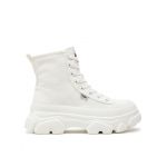 Botine Buffalo Cade Lace Up Hi 1622456 Alb