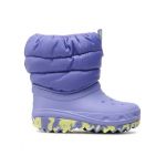 Cizme de zăpadă Crocs Classic Neo Puff T 207683 Violet