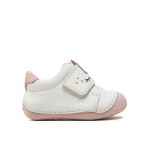 Pantofi Geox B Tutim Girl B3540B 00085 C1Z8W Alb