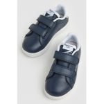 Pantofi sport de piele cu velcro si insertii de piele ecologica