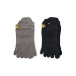 Set 2 perechi de șosete scurte unisex Vibram Fivefingers Pack Sock S15N23P Negru