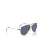 Ochelari de soare Ray-Ban Aviator Reverse 0RBR0101S 92023A Placat cu aur roz