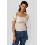 Bluza cu maneci scurte bufante
