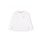 Bluza de bumbac cu logo discret