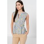 Bluza fara maneci cu imprimeu Vischio