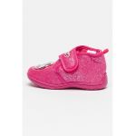 Pantofi sport cu velcro si aspect stralucitor
