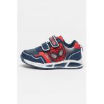 Pantofi sport cu velcro si model Spider Man