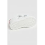 Pantofi sport de piele cu velcro si garnituri sintetice