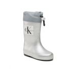 Cizme de cauciuc Calvin Klein Jeans Rain Boot V3X6-80425-0083 M Argintiu