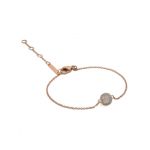 Brățară Daniel Wellington Pavé DW00400626 Placat cu aur roz