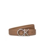 Curea de Damă Calvin Klein Re-Lock Ck Logo Belt 30Mm K60K610157 Maro