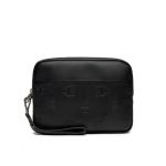 Geantă pentru cosmetice Calvin Klein Jeans Aop Emboss Zip Pouch K50K512066 Negru