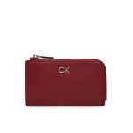 Etui pentru carduri Calvin Klein Ck Daily Zip Cardholder W/Chain K60K612281 Roșu