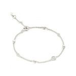 Brățară Fossil Glitz By The Yard JFS00452040 Argintiu