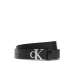 Curea de Damă Calvin Klein Jeans Round Mono Plaque Lthr Belt 25Mm K60K612271 Negru