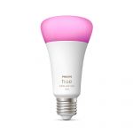 Bec LED inteligent Philips Hue, E27, 13.5W (100W), 1600 lm, Lumina RGB, Bluetooth
