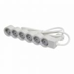 Bloc Multipriza Mobil Standard Revolution 6x2P+T 3m alb-gri