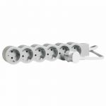 Bloc Multipriza Mobil Standard Revolution 6x2P+T 5m alb-gri
