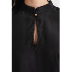 Bluza cu aspect de satin si decupaje Tanne