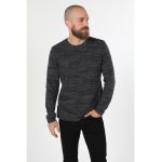 Bluza din amestec de bumbac cu decolteu la baza gatului