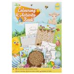 Carte de colorat cu activitati - Paste fericit