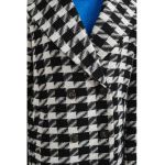 Palton cu model houndstooth