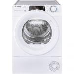 Uscator de rufe Candy Rapido ROE H9A3TE-S, 9 Kg, Pompa de caldura, Motor Inverter, Easy Case, Clasa A+++