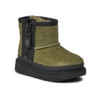Cizme de zăpadă Ugg T Classic Mini Zipper Tape Logo 1143699T Kaki