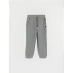 Pantaloni de trening basic, tip jogger - gri-inchis