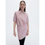 Fusta midi in carouri - multicolor