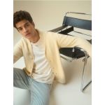 Cardigan cu amestec de lana - crem