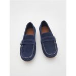 Pantofi derby clasici, din piele - bleumarin