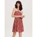 Rochie mini legata in talie - rosu