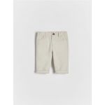 Pantaloni chino cu continut ridicat de bumbac - bej
