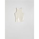 Top cu paiete - nude
