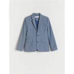 Blazer cu adaos de viscoza - albastru