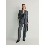 Pantaloni cu buzunare cargo - gri-neutru