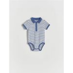 Body polo, din bumbac - bleumarin