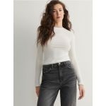 Bluza cu continut ridicat de modal - crem