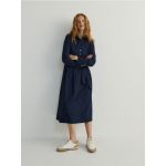 Rochie-camasa midi - bleumarin